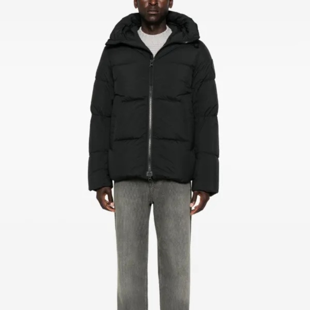 Canada Goose Men's Dark Puffer Jacket Down Feathers